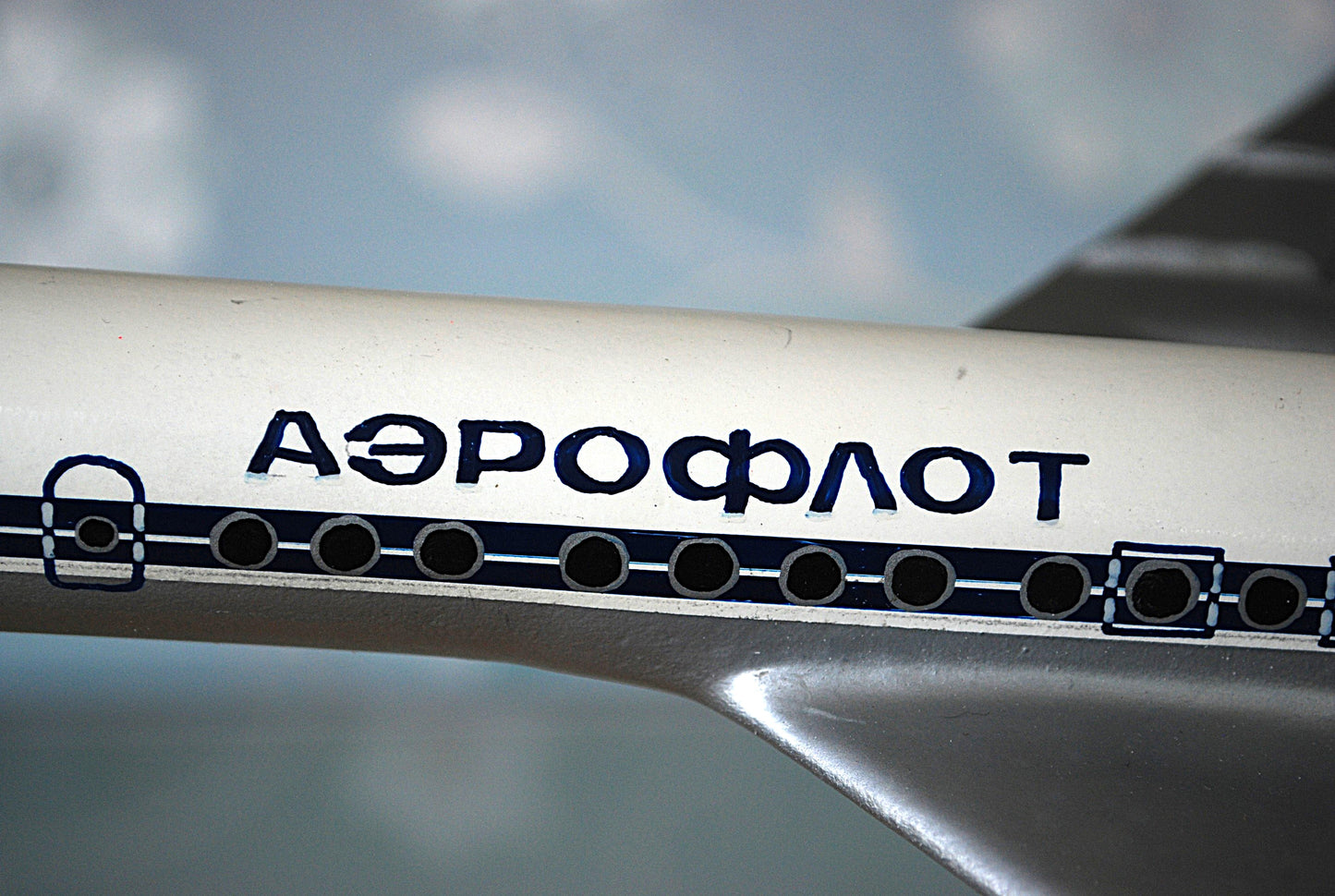 Aeroflot Tupolev 134 vliegtuig