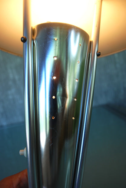Space-age tafellamp Aluminium Vintage Jaren 60
