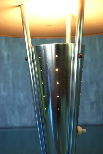 Space-age tafellamp Aluminium Vintage Jaren 60