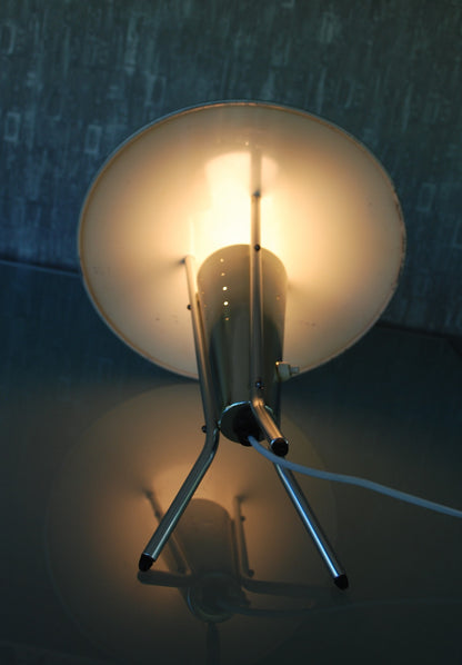 Space-age tafellamp Aluminium Vintage Jaren 60