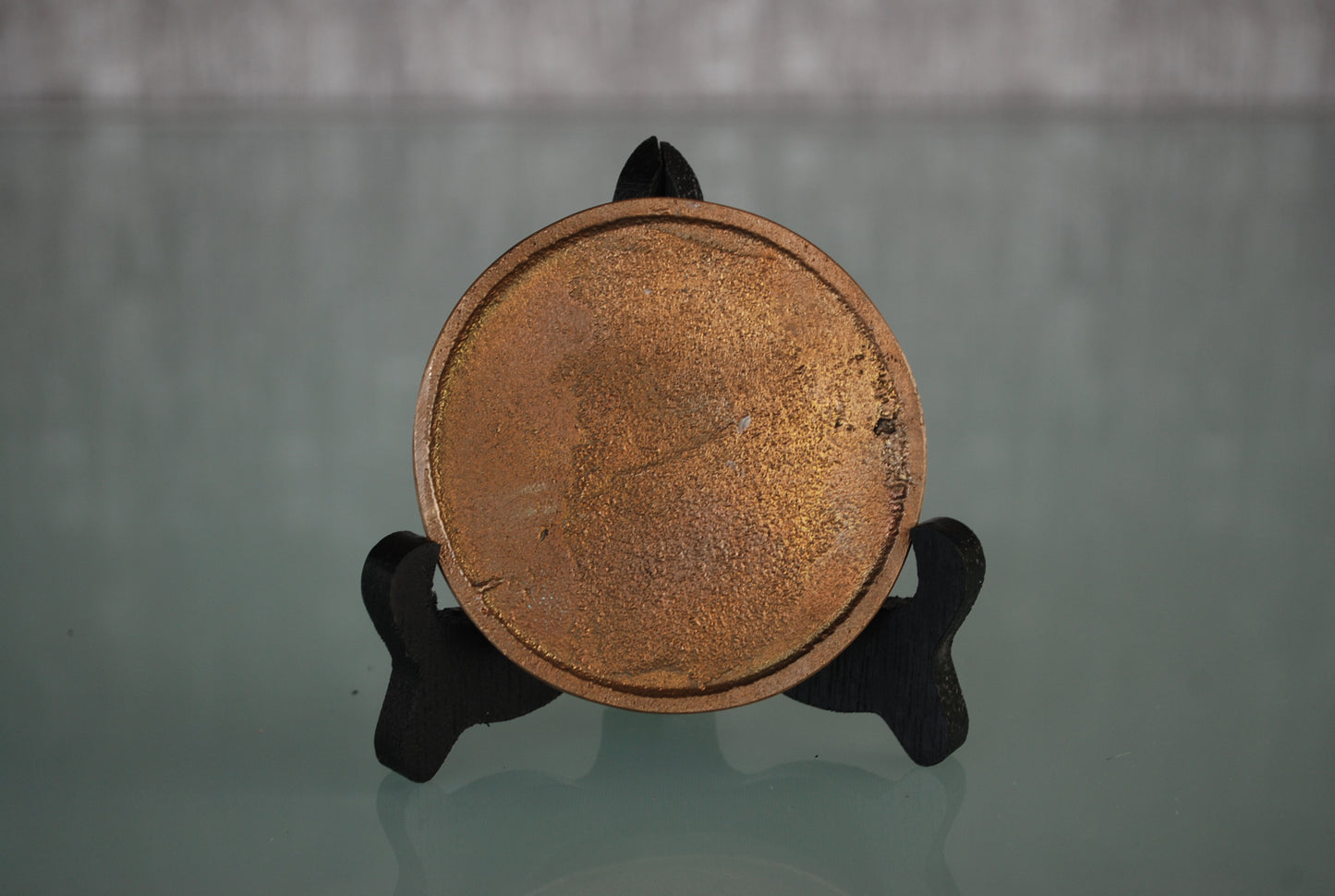 Tank Bronze plaque with flag and coat of arms *