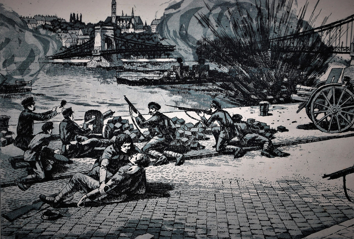 Ets - Vechten Tegen Bezetters 1919 in Boedapest