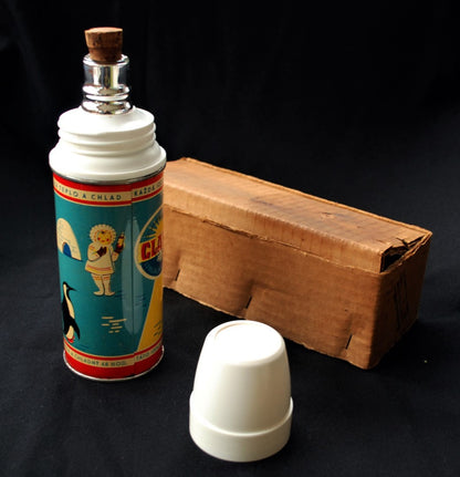 Tsjechoslowakije  Thermo fles 1950 1960