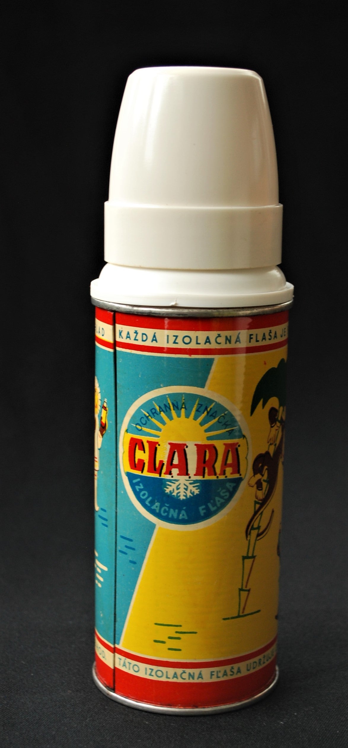 Tsjechoslowakije  Thermo fles 1950 1960