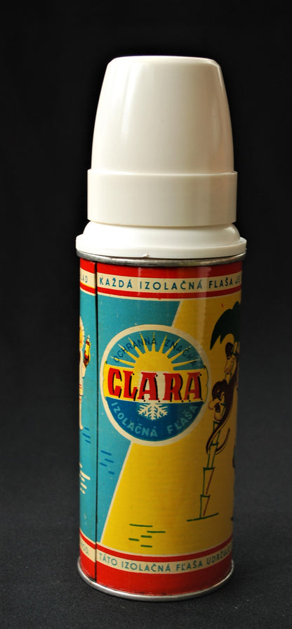 Tsjechoslowakije  Thermo fles 1950 1960