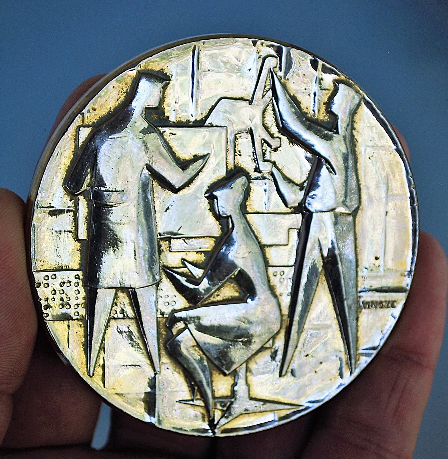 Sociaal Medaille van DÉNES VINCZE (1914-1972) 1966