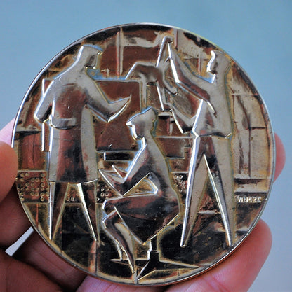 Sociaal Medaille van DÉNES VINCZE (1914-1972) 1966