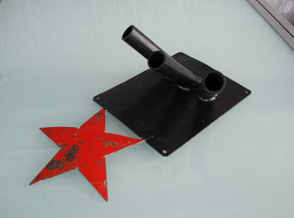 Preorder CCCP vlag houder met rode ster