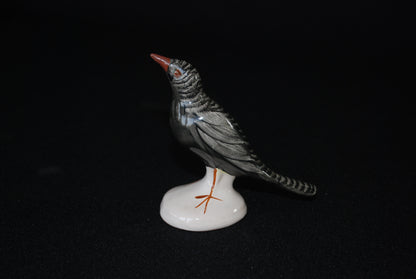 Merel Vintage keramisch vogel beeld