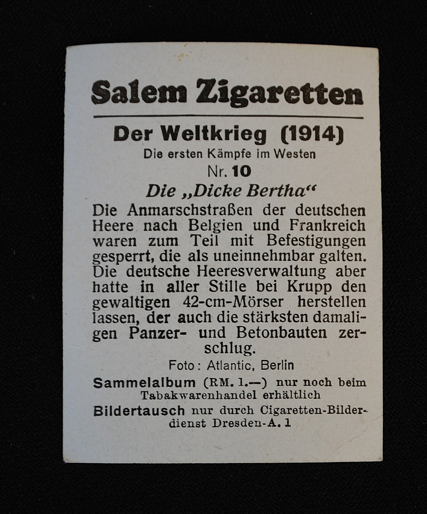 Kanon WW1 beeld soldaat met " Dikke Bertha " granaat *