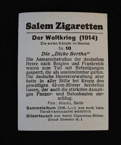 Kanon WW1 beeld soldaat met " Dikke Bertha " granaat *