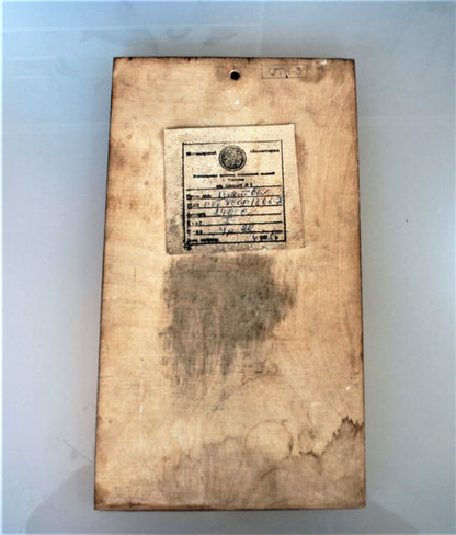 Soldaat knielt voor Kameraden Wandbord CCCP