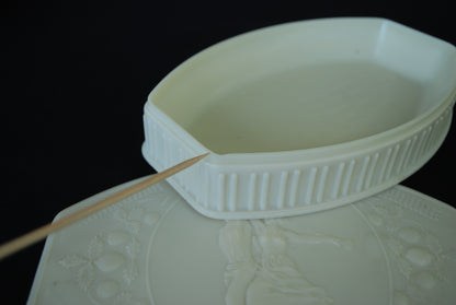 Wit bakelieten opbergdoos CCCP nummer 2