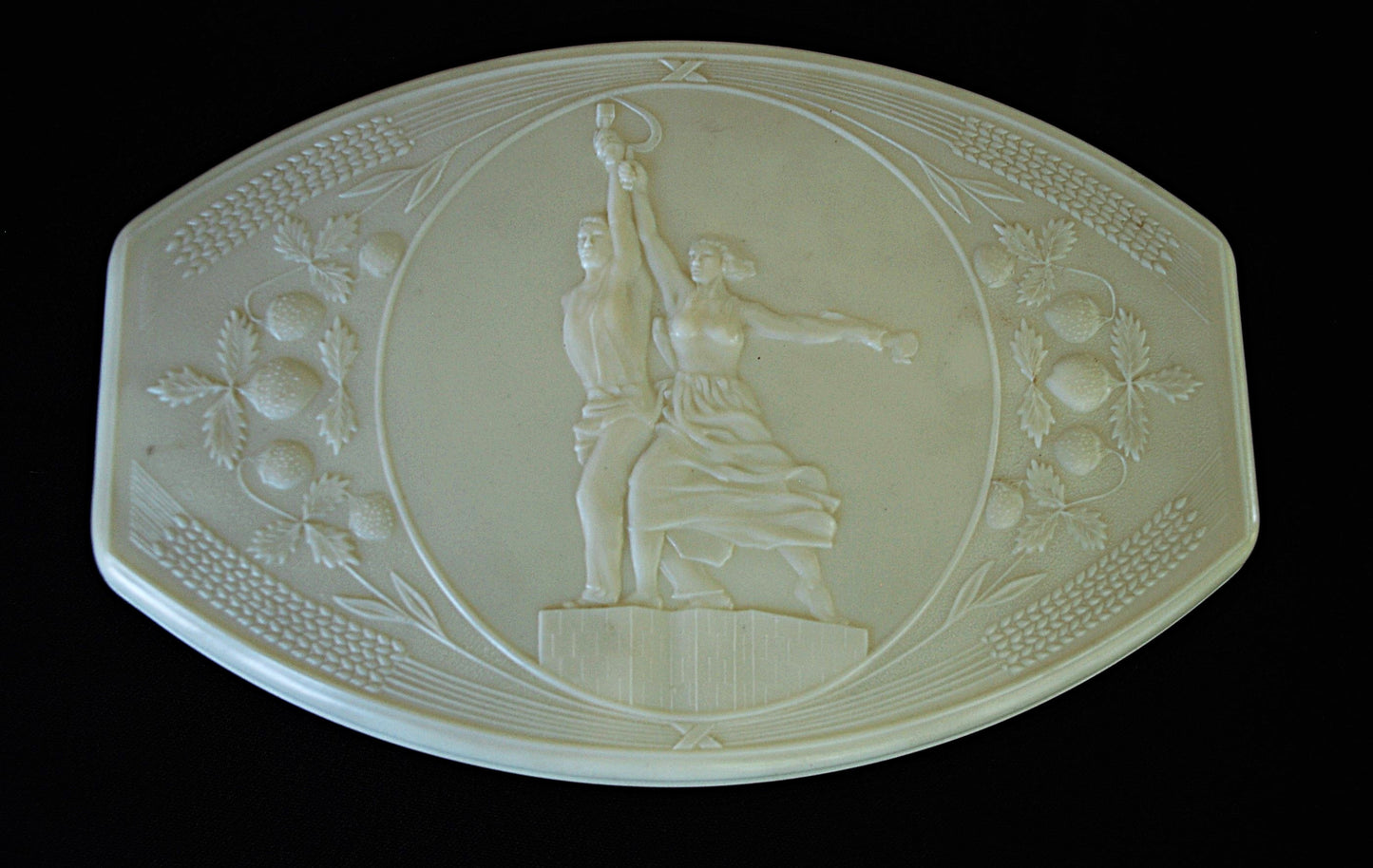 Wit bakelieten opbergdoos CCCP nummer 2