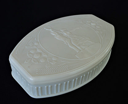 Wit bakelieten opbergdoos CCCP nummer 2