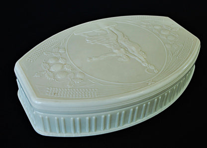 Wit bakelieten opbergdoos CCCP nummer 2