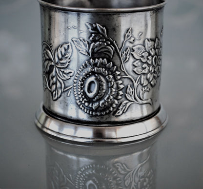 Zonnebloemen Podstakannik Vintage glas houder