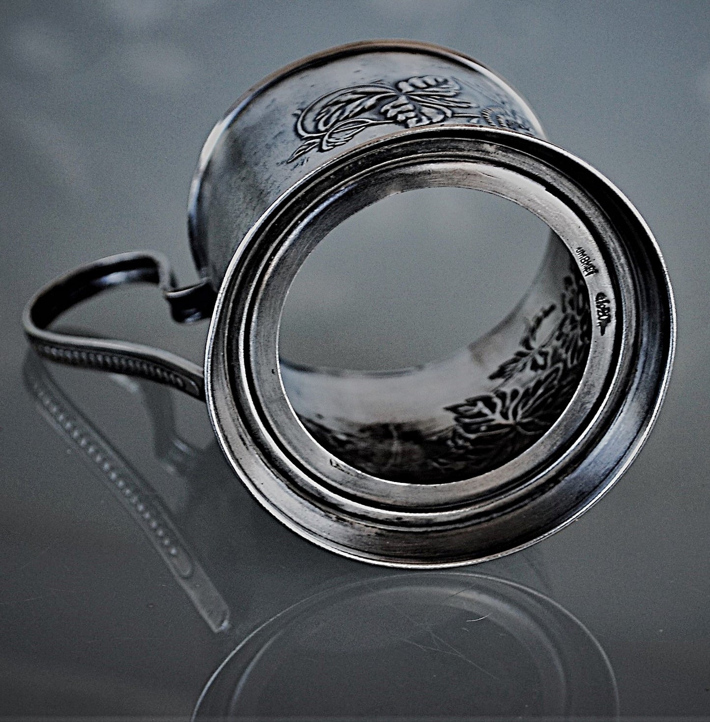 Zonnebloemen Podstakannik Vintage glas houder