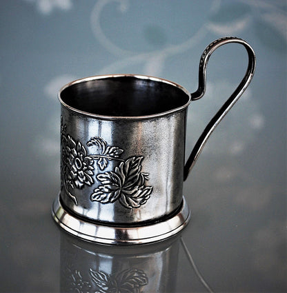 Zonnebloemen Podstakannik Vintage glas houder