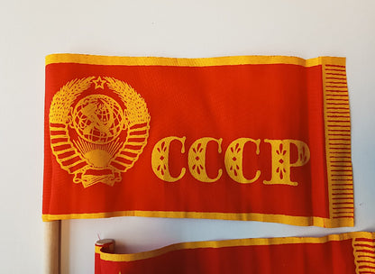 Zwaaivlag CCCP Wapenschild Optocht Parade
