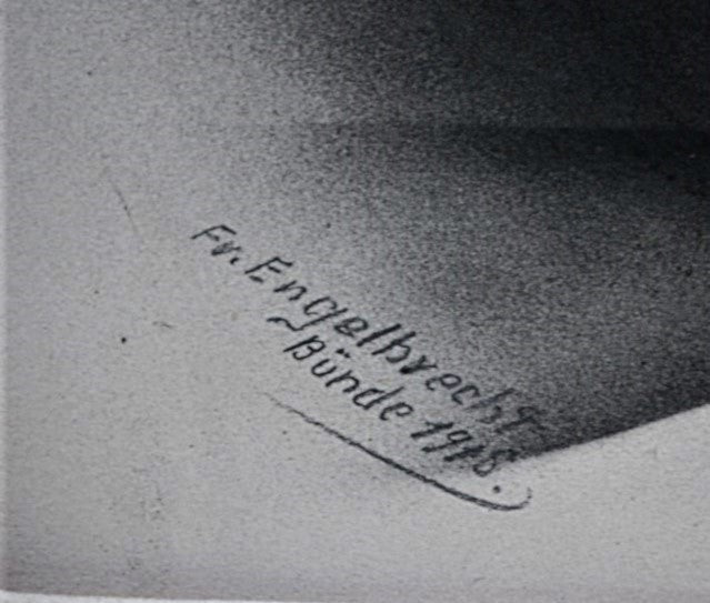 Ingelijst portret overleden Duitse soldaat WW 1   Gevallen op 5 september in 1915 Rusland