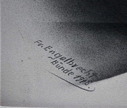 Ingelijst portret overleden Duitse soldaat WW 1   Gevallen op 5 september in 1915 Rusland