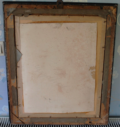 Ingelijst portret overleden Duitse soldaat WW 1   Gevallen op 5 september in 1915 Rusland