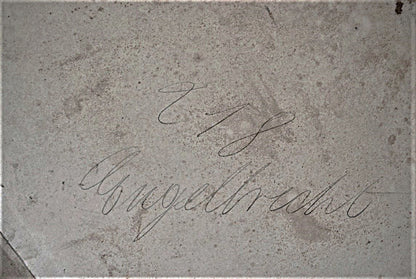 Ingelijst portret overleden Duitse soldaat WW 1   Gevallen op 5 september in 1915 Rusland