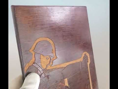 Soldaat knielt voor Kameraden Wandbord CCCP