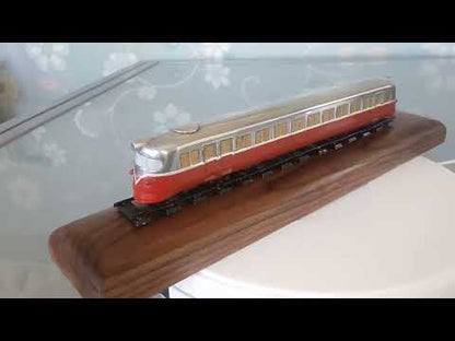 Vintage hoogglans aluminium Trein Tram