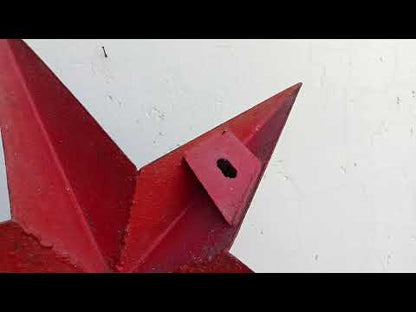 Grote metalen CCCP ster