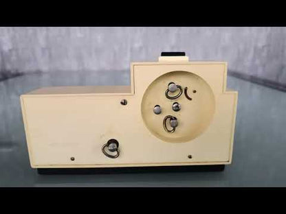 Niari tafelklok wekker en muziekdoos Art deco stijl 1967 *