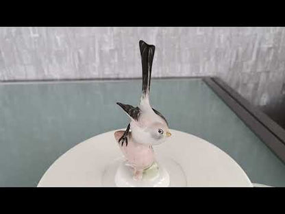 Preorder Staartmees Porselein vogel beeld