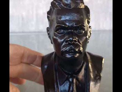 Buste van Maxim Gorky Gemaakt van aluminium