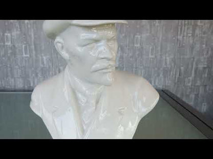 Lenin porselein Buste Herend  Zeer Groot