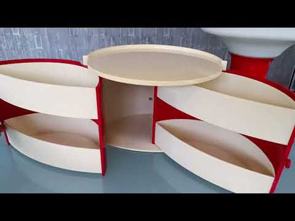 Make-up table storage box 1970s