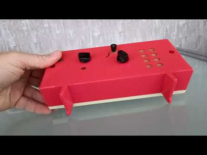 Rhythm 68015 Vintage Space Age retro Muzikale Wekker